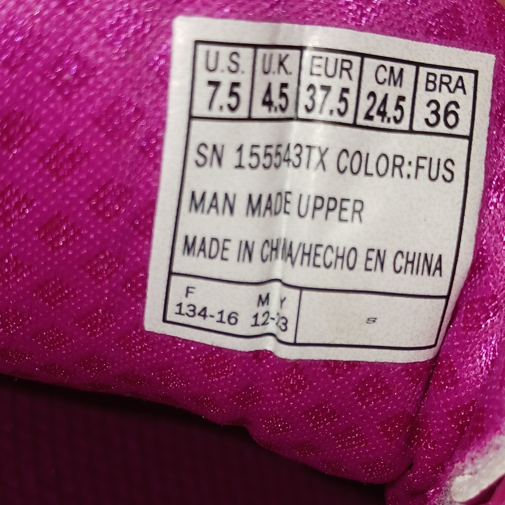 Skechers Street Los Angeles Air Cooled Memory Foam Vegan Fuschia - Picture 3 of 16
